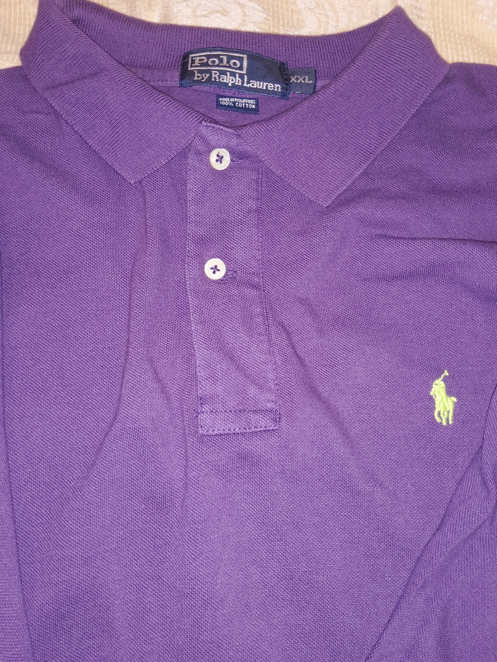 Polo by Ralph Lauren Purple Polo with Lime Pony